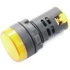 Oem LED indikatorius 230V AC - 28mm - geltonas