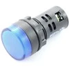 Oem LED indikatorius 230V AC - 28mm - mėlynas