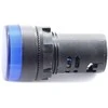 Oem LED indikatorius 230V AC - 28mm - mėlynas