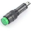 Oem LED indikatorius 230V AC - 8mm - žalias