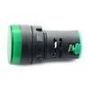 Oem LED indikatorius 230VAC - 28mm - žalias