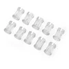 Oem LED laikiklis 5mm - nailoninis ilgas skaidrus - 10 vnt