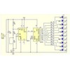 Oem LED modulis Flowing light - NE555+CD4017 - Rinkinys - LED stroboskopas - DIY