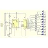 Oem LED modulis Flowing light - NE555+CD4017 - Rinkinys - LED stroboskopas - DIY