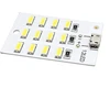 LED plokštė 5730 SMD Micro USB 12 diodų 5V šaltai balta šviesa