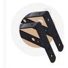 Oem Lentynos atrama 300x185mm - juoda - metalinė Atrama - Rankena