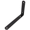 Oem Pramoninis baldų laikiklis 90 laipsnių - 150x100mm - baldų kampinis laikiklis - juodas