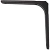 Oem Lentynos atrama 300x185mm - juoda - metalinė Atrama - Rankena