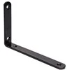 Oem Pramoninis baldų laikiklis 90 laipsnių - 150x100mm - baldų kampinis laikiklis - juodas