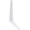 Oem Lentynos atrama - balta - 300x350 mm - plieno kampas