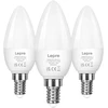 LEPRO 600059-WW-EU-3 LED Bulb, E14, C37, 4.2W (40W), 470 lm, 2700K (warm baltas), 250°, 3-pack