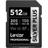 Atminties kortelė Lexar SDXC Professional Sidabrinis Plus UHS-I/U3/A2/4K R205/W150 (V30) 512GB