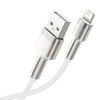 Baseus Cafule USB - Lightning laidas 2.4A 1m - Baltas