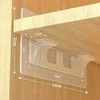 Oem Lipni lentynos atrama - 50x120 mm - dviguba - atrama -