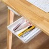 Oem Lipnus stalčius - baltas - 215x130x28mm - rašiklių ir smulkmenų laikiklis po stalu