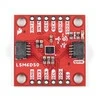 LSM6DSO, 3 ašių akselerometras ir I2C/SPI giroskopas, SparkFun SEN-18020