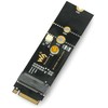 M.2 key M į A key adapteris su USB konvertavimu - PCIe įrenginiams - Waveshare 20315