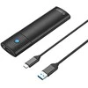 M.2 SATA išorinio disko korpusas Orico PWM2-BK-EP USB-C 5Gbps – juodas