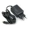 Maitinimo šaltinis Argon40 USB tipas C 5.25V/3.5A, skirtas Raspberry Pi 4B - juodas