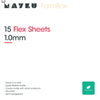 Mayku FormBox Flex Lakštai 1.0mm - 15 vnt