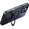 McDodo PC-4932 MagSafe dėklas iPhone 16 Pro su stovu (juodas)
