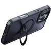 McDodo PC-4933 MagSafe dėklas skirtas iPhone 16 Pro Max su stovu (juodas)