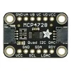 MCP4728 DAC I2C keitiklis, 4 kanalai + EEPROM, Adafruit 4470
