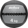 Medicininis kamuolys pratimams 4kg, REBEL ACTIVE