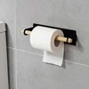 Oem Medinė popierinė kabykla - balta - Virtuvės laikiklis rankšluosčiams ir folijai