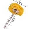Medvilninis poliravimo antgalis 25 mm – skirtas Dremel, Mini Rubbermaid