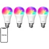 „Meross MSL120“ išmanioji „WiFi“ LED lemputė („HomeKit“) (keturių vienetų pakuotė)