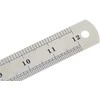 Oem Metalinė liniuotė 30 cm - 12 colių - 0.35 mm - dvipusė - tiksli