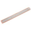 Oem Metalinė liniuotė 30 cm - 12 colių - 1 mm - dvipusė - tiksli