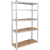 Metalinė sandėlio lentyna 205x120x45 sidabrinė Rebel