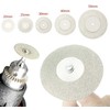 Oem Metalinis diskinis pjūklas - 30 mm - deimantinis diskas - skirtas dremel, mini guminė juosta