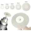 Oem Metalinis diskinis pjūklas - 30 mm - deimantinis diskas - skirtas dremel, mini guminė juosta