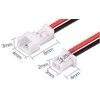 Oem Micro JST kištukas su 120 mm laidu – 2 PIN žingsnis 1.25 – MCX – vyriškas (vyriškas)