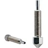 Micro Swiss žalvariu padengtas dilimui atsparus antgalis, skirtas FlowTech Hotend 1.00 mm