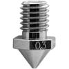 Micro Swiss žalvarinis, dengtas, nusidėvėjimui atsparus antgalis, skirtas Flashforge Creator Pro 3 - 0.30mm