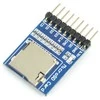 MicroSD skaitytuvo modulis Waveshare 3947 su kontaktais