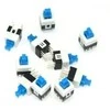 Oem Mikrojungiklis 7x7mm - stabilus jungiklis - 6 PIN - mygtukas - 10 vnt