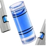 Mini buteliukas 6x15 mm mėlynas cilindrinis gulsčiukas