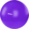 Mini mankštos kamuolys reabilitacijai Pilatesas, 25 cm, su rankine pompa, violetinė, REBEL ACTIVE