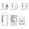 Oem Mini termostatas – 0°-60°C – NC – KTO011 – 230VAC – atidarymo valdiklis