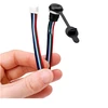 Mini USB moteriškas lizdas - 5+4 kontaktų - tiesus
