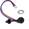 Mini USB moteriškas lizdas - 5+4 kontaktų - tiesus
