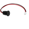Mini USB moteriškas lizdas - 5+4 kontaktų - tiesus