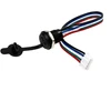 Mini USB moteriškas lizdas - 5+4 kontaktų - tiesus