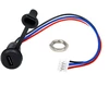 Mini USB moteriškas lizdas - 5+4 kontaktų - tiesus
