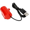 Mini vandens pompa su USB laidu - DC 5V - panardinama - raudona pompa